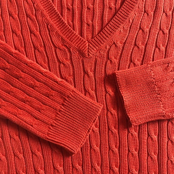 MICHAEL Michael Kors Orange Cable Knit Sweater - Picture 3 of 10